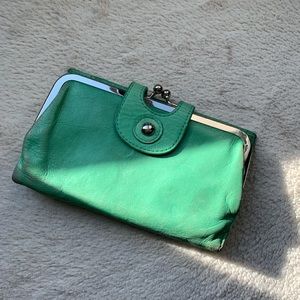 Green HOBO wallet